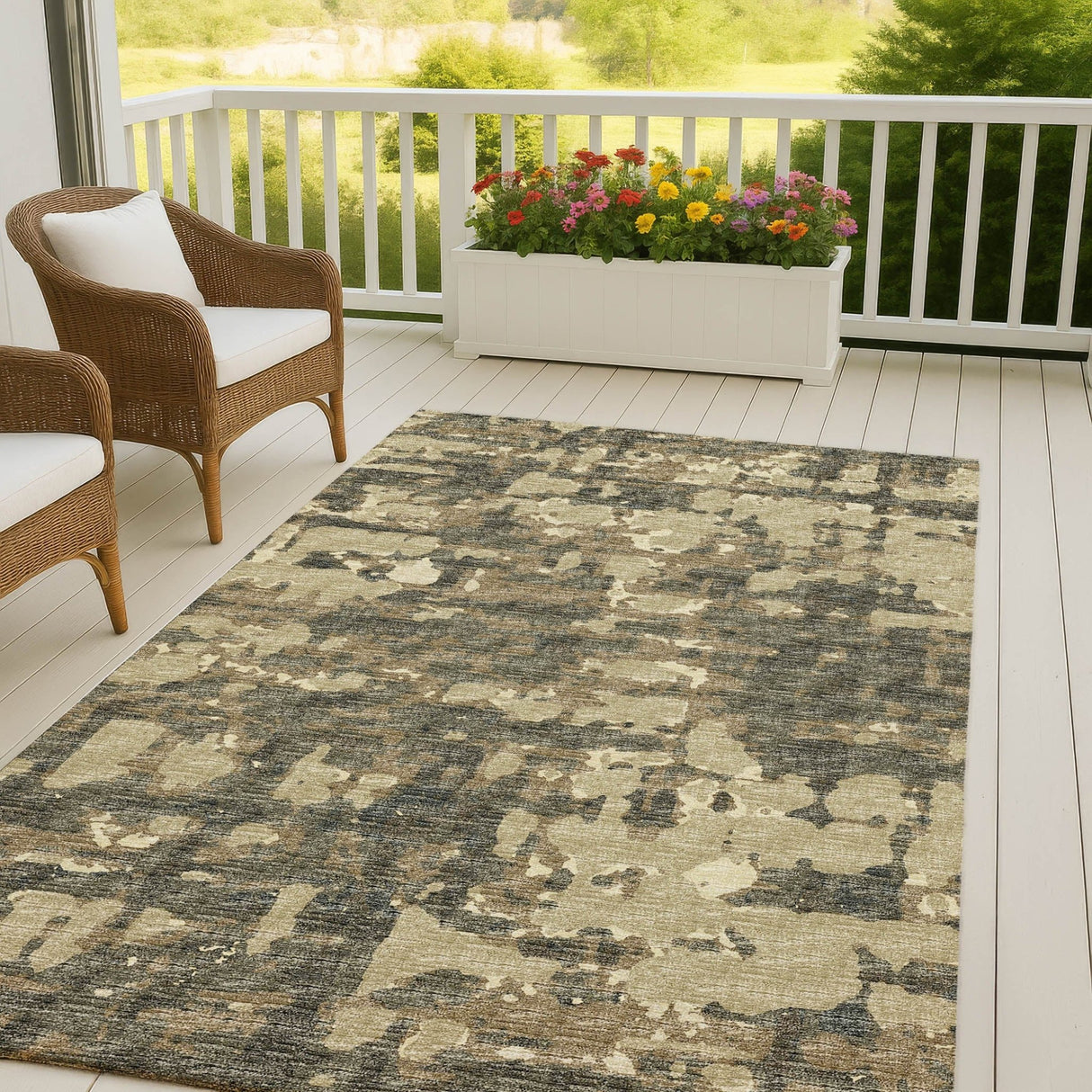 Dalyn Brisbane BR5 Desert Rug outdoor lifestyle image