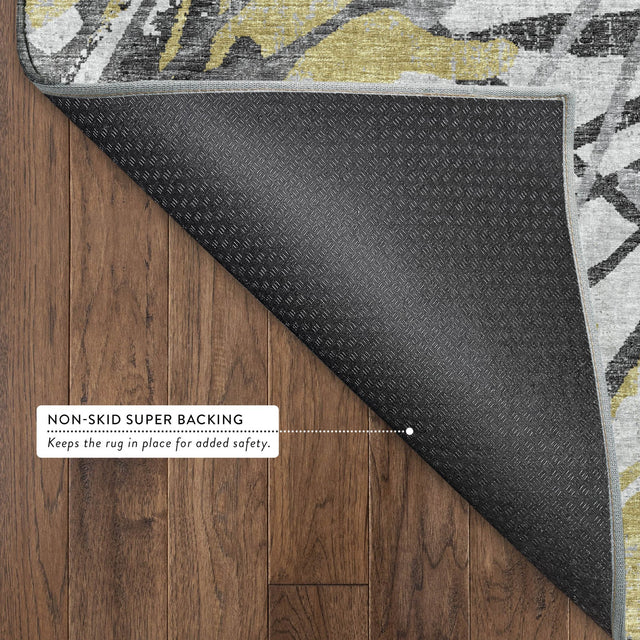Dalyn Brisbane BR6 Gold Rug backing detail