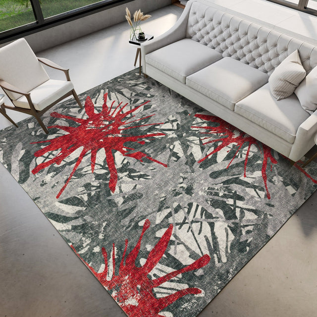 Dalyn Brisbane BR6 Scarlet Rug shown in a room