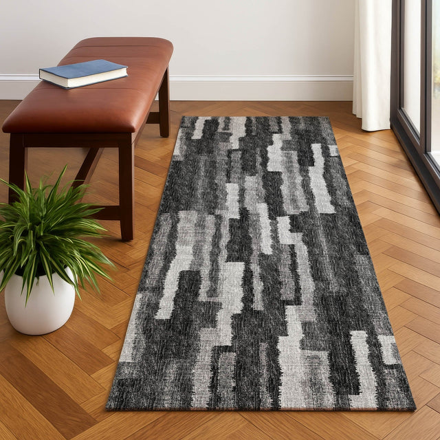 Dalyn Brisbane BR7 Midnight Rug shown in a room
