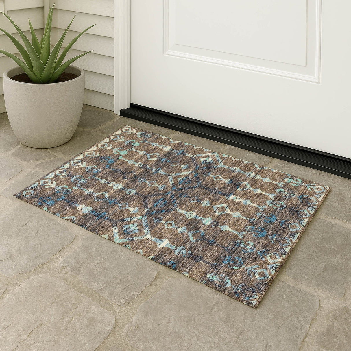 Dalyn Brisbane BR8 Sable Rug outdoor lifestyle image