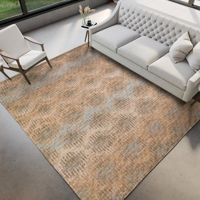 Dalyn Brisbane BR9 Sandstone Rug shown in a room