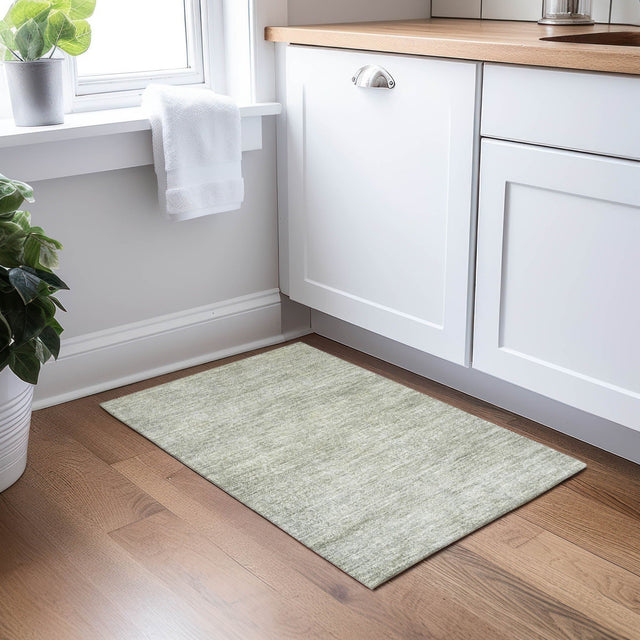 Dalyn Burano BU1 Sage Rug shown in a room