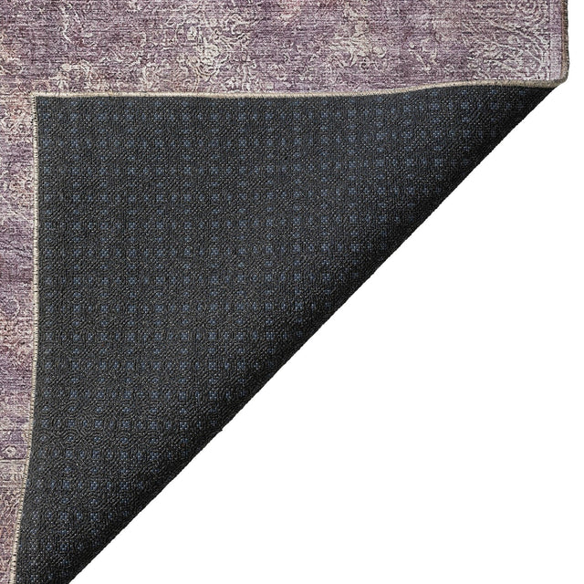 Dalyn Burano BU10 Plum Rug backing detail