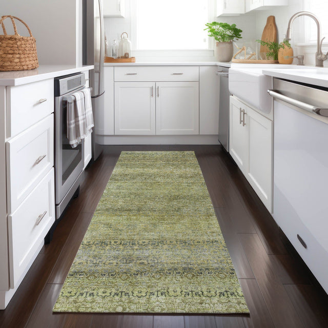 Dalyn Burano BU12 Aloe Rug shown in a room