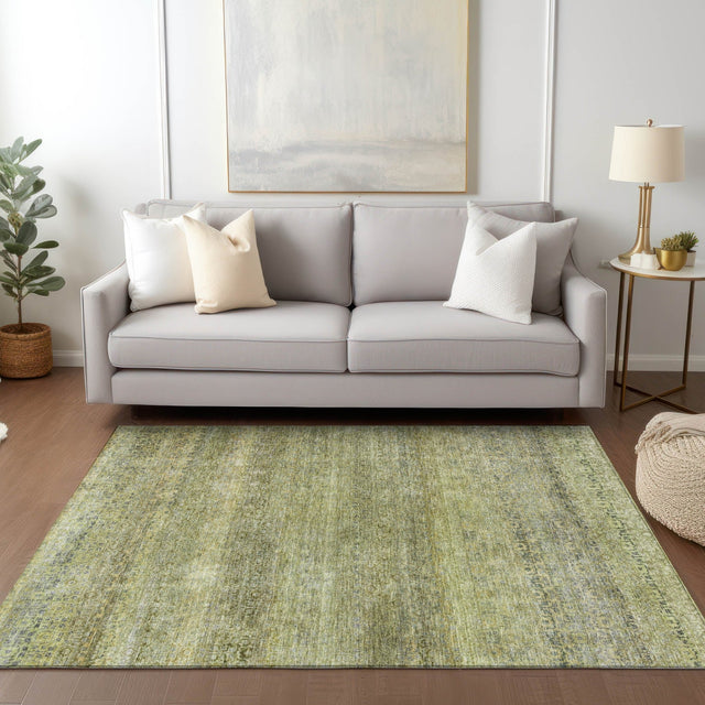 Dalyn Burano BU12 Aloe Rug shown in a room