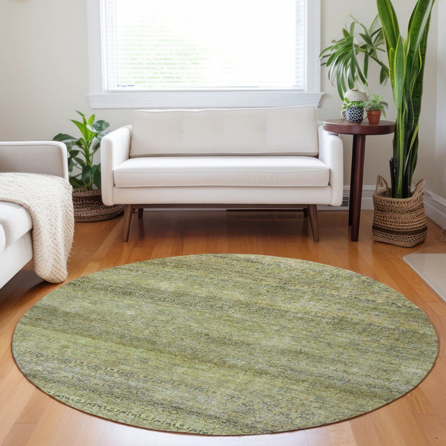 Dalyn Burano BU12 Aloe Rug shown in a room