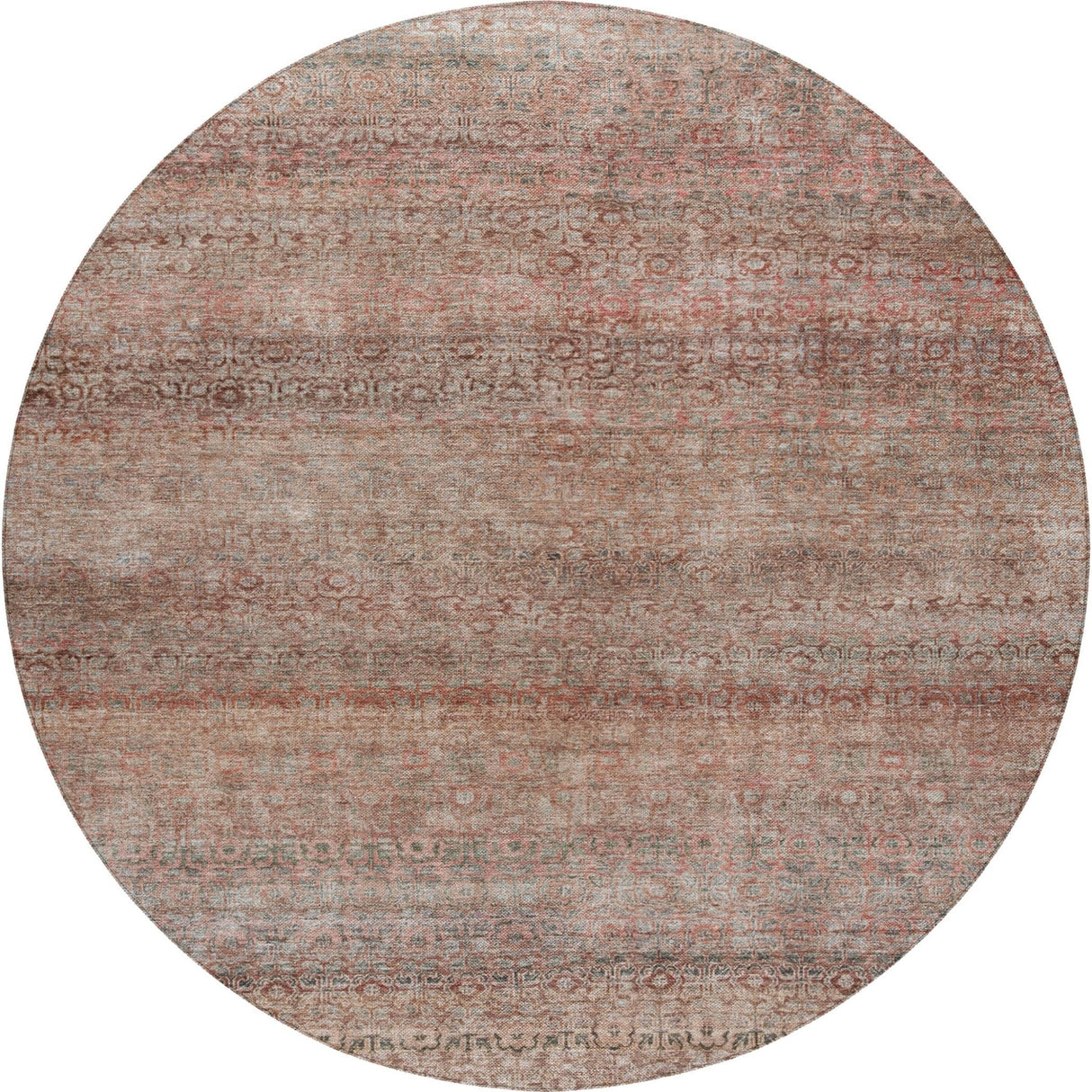 Dalyn Burano BU12 Coral Rug round rug