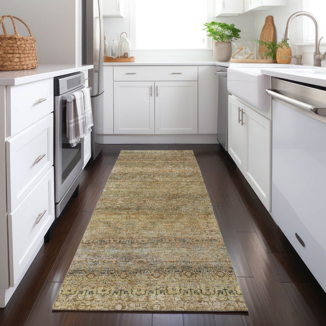 Dalyn Burano BU12 Wheat Rug shown in a room