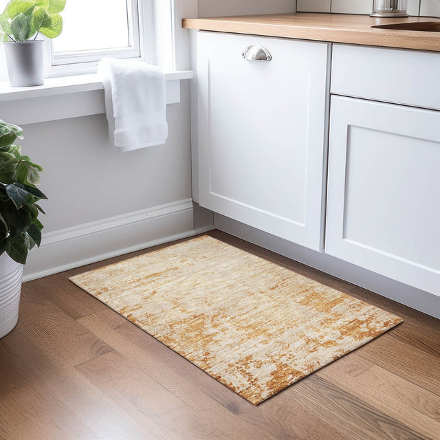 Dalyn Burano BU2 Copper Rug shown in a room