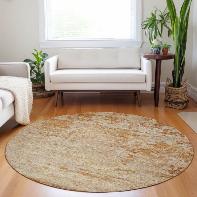 Dalyn Burano BU2 Copper Rug shown in a room