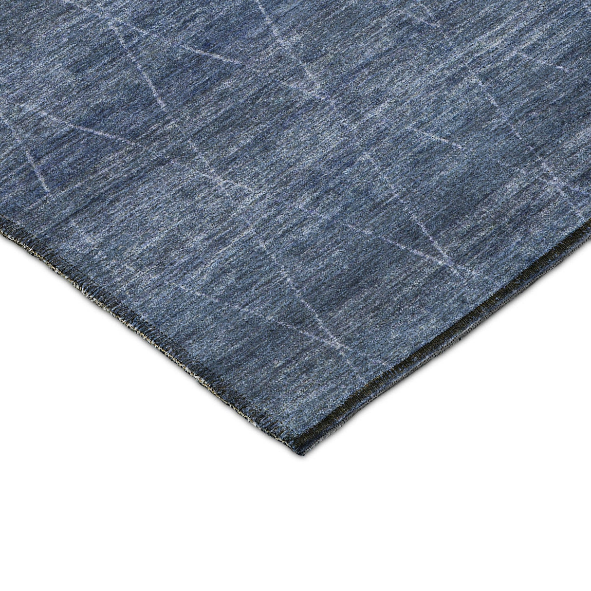 Dalyn Burano BU3 Navy Rug corner detail