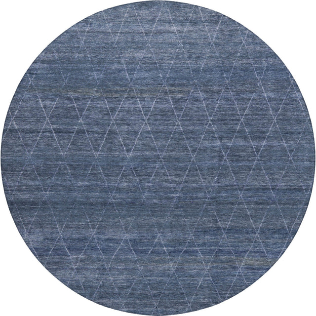 Dalyn Burano BU3 Navy Rug round rug