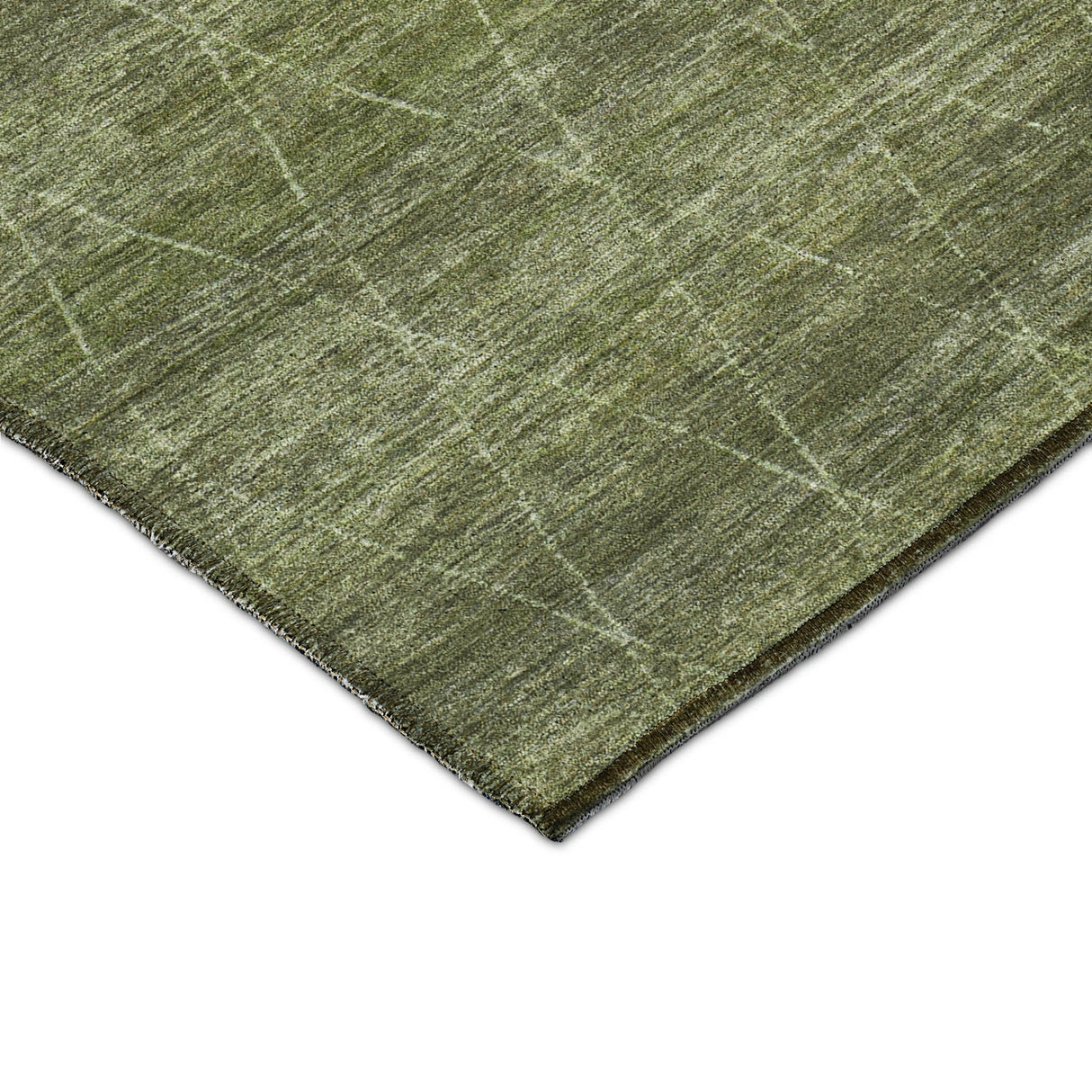 Dalyn Burano BU3 Olive Rug corner detail