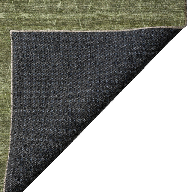 Dalyn Burano BU3 Olive Rug backing detail
