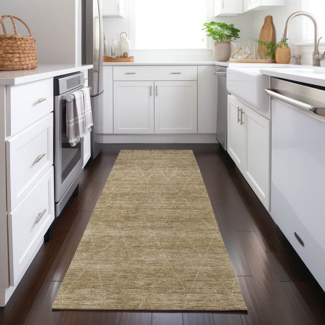 Dalyn Burano BU3 Wheat Rug shown in a room