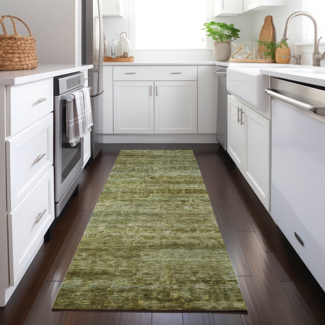 Dalyn Burano BU4 Olive Rug shown in a room