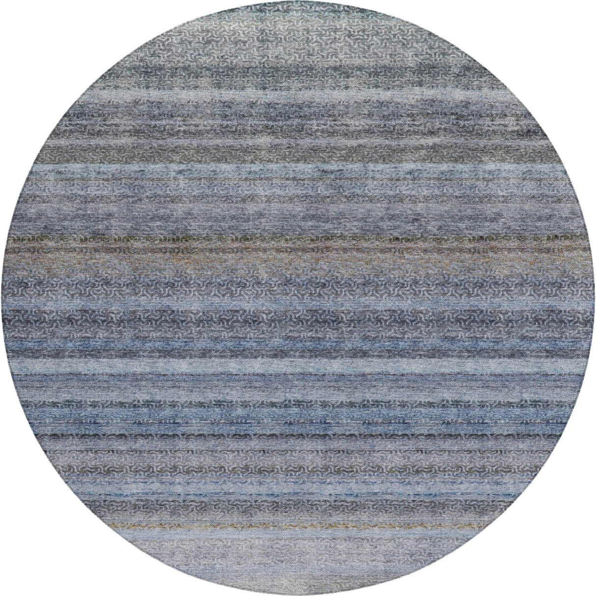 Dalyn Burano BU5 Blue Rug round rug