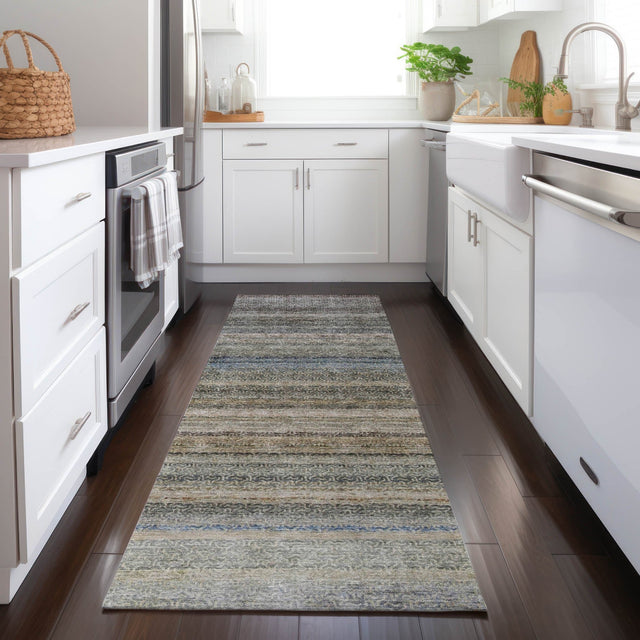Dalyn Burano BU5 Taupe Rug shown in a room