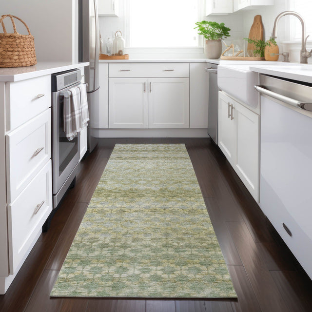 Dalyn Burano BU6 Aloe Rug shown in a room