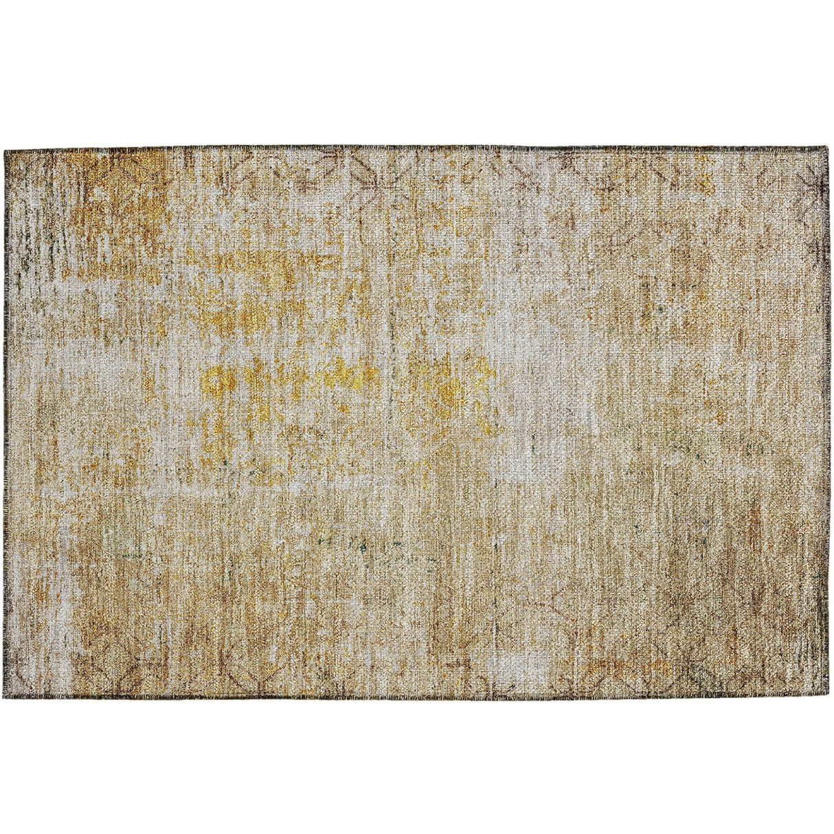 Dalyn Burano BU7 Gold Rug rectangular rug