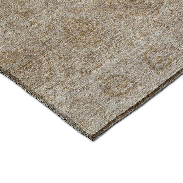 Dalyn Burano BU8 Brown Rug corner detail