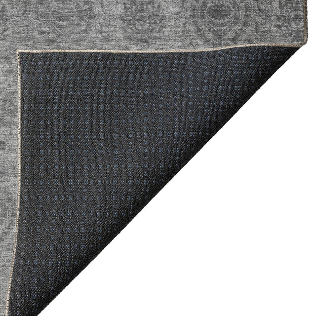 Dalyn Burano BU8 Gray Rug backing detail