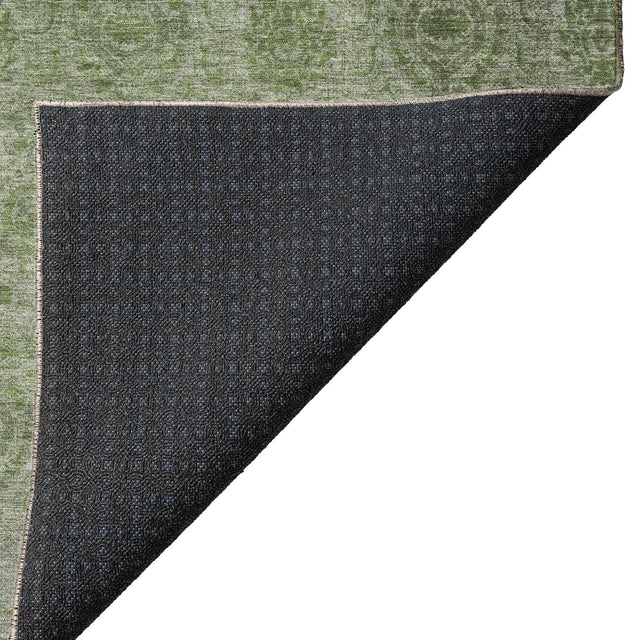 Dalyn Burano BU8 Olive Rug backing detail