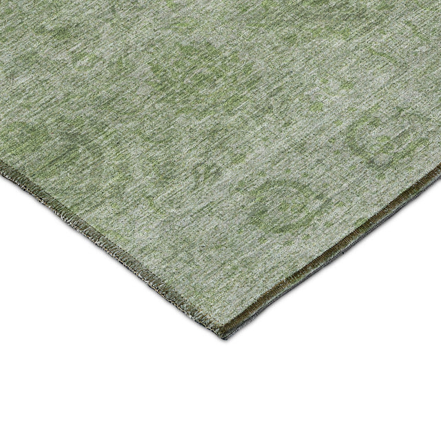 Dalyn Burano BU8 Olive Rug corner detail
