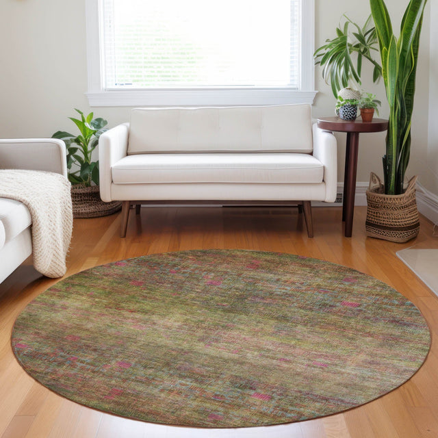 Dalyn Burano BU9 Cactus Rug shown in a room