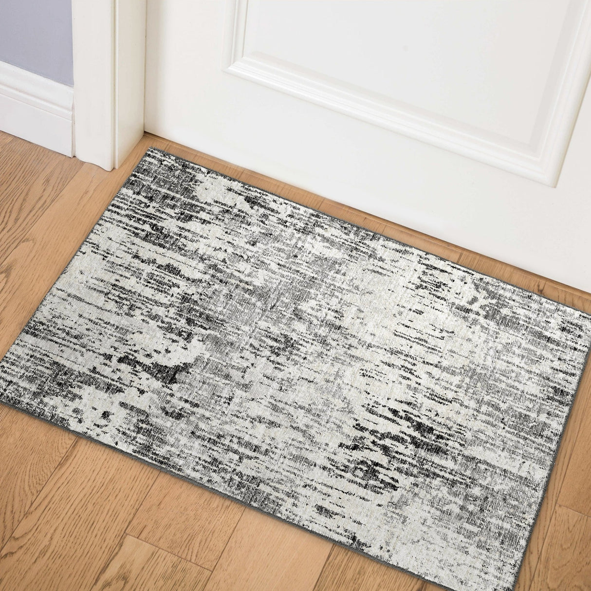 Dalyn Camberly CM1 Graphite Rug shown in a room