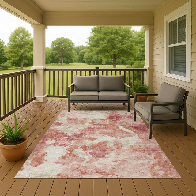Dalyn Camberly CM2 Blush Rug outdoor lifestyle image
