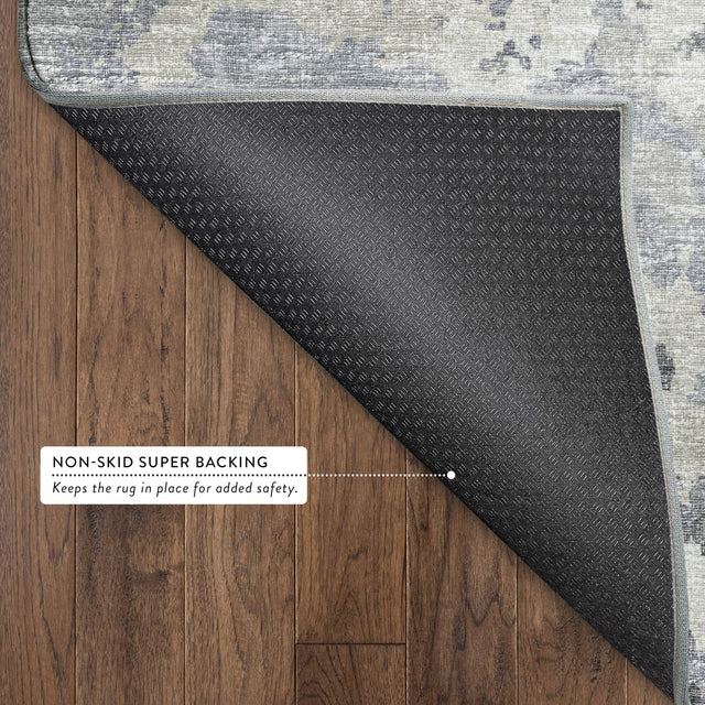 Dalyn Camberly CM2 Graphite Rug backing detail