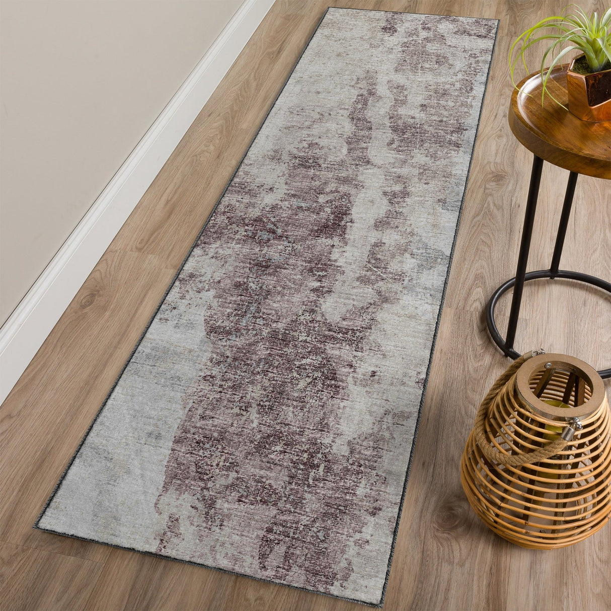 Dalyn Camberly CM3 Merlot Rug shown in a room