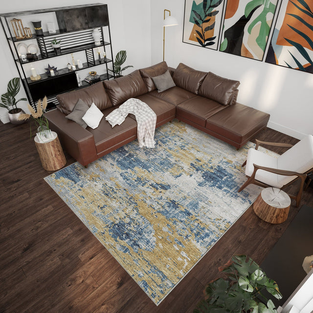 Dalyn Camberly CM4 Navy Rug shown in a room