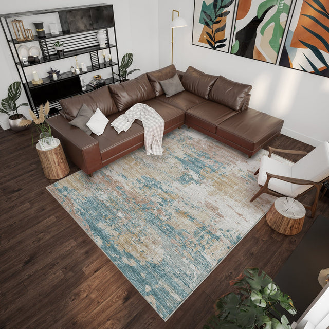 Dalyn Camberly CM4 Parchment Rug shown in a room