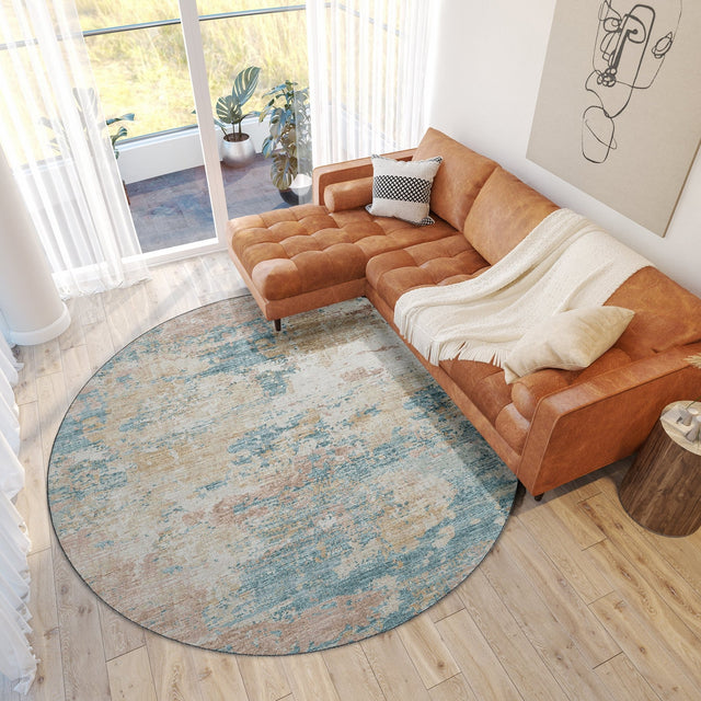 Dalyn Camberly CM4 Parchment Rug shown in a room