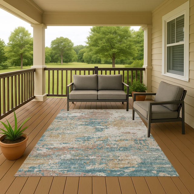 Dalyn Camberly CM4 Parchment Rug outdoor lifestyle image