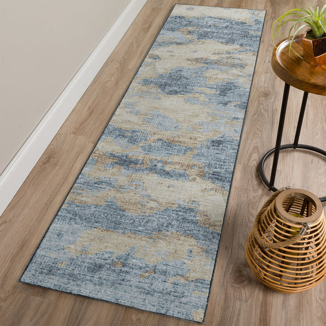 Dalyn Camberly CM6 Indigo Rug shown in a room