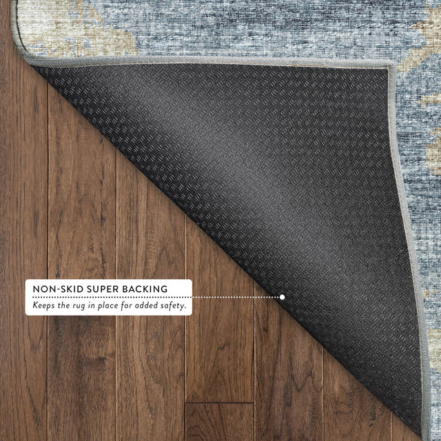 Dalyn Camberly CM6 Indigo Rug backing detail