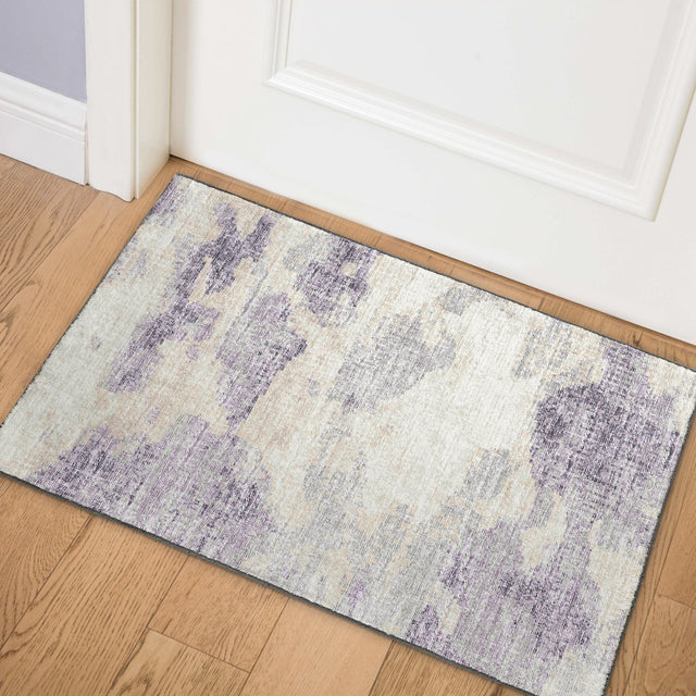 Dalyn Camberly CM6 Lavender Rug shown in a room