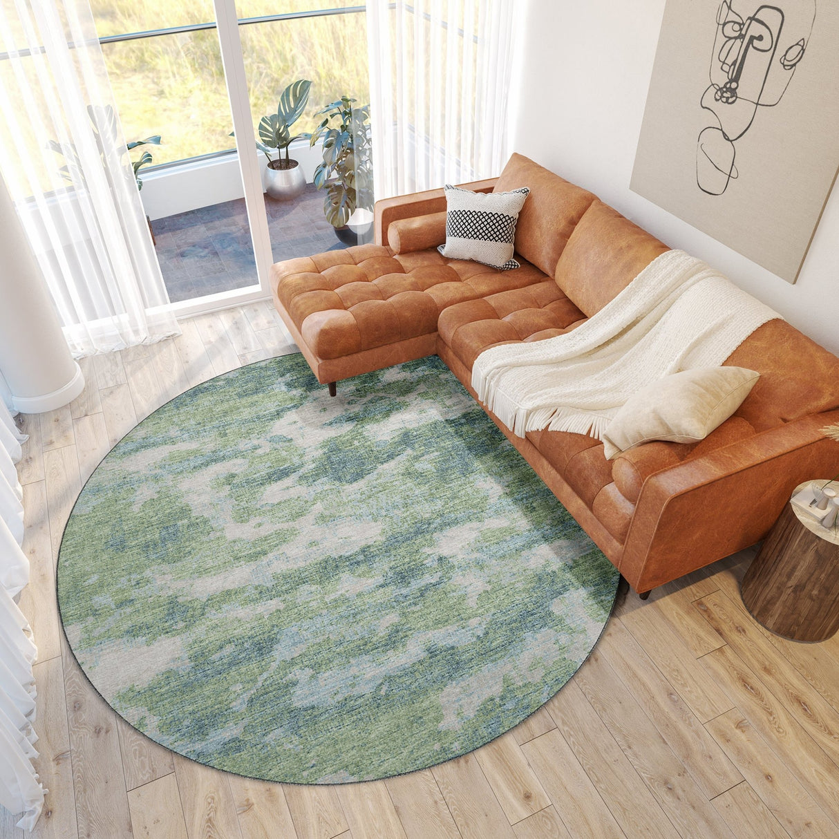 Dalyn Camberly CM6 Meadow Rug shown in a room