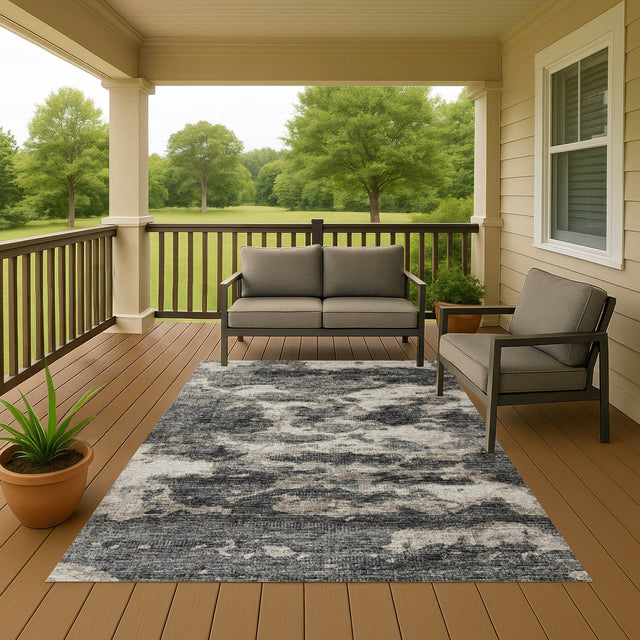Dalyn Camberly CM6 Midnight Rug outdoor lifestyle image