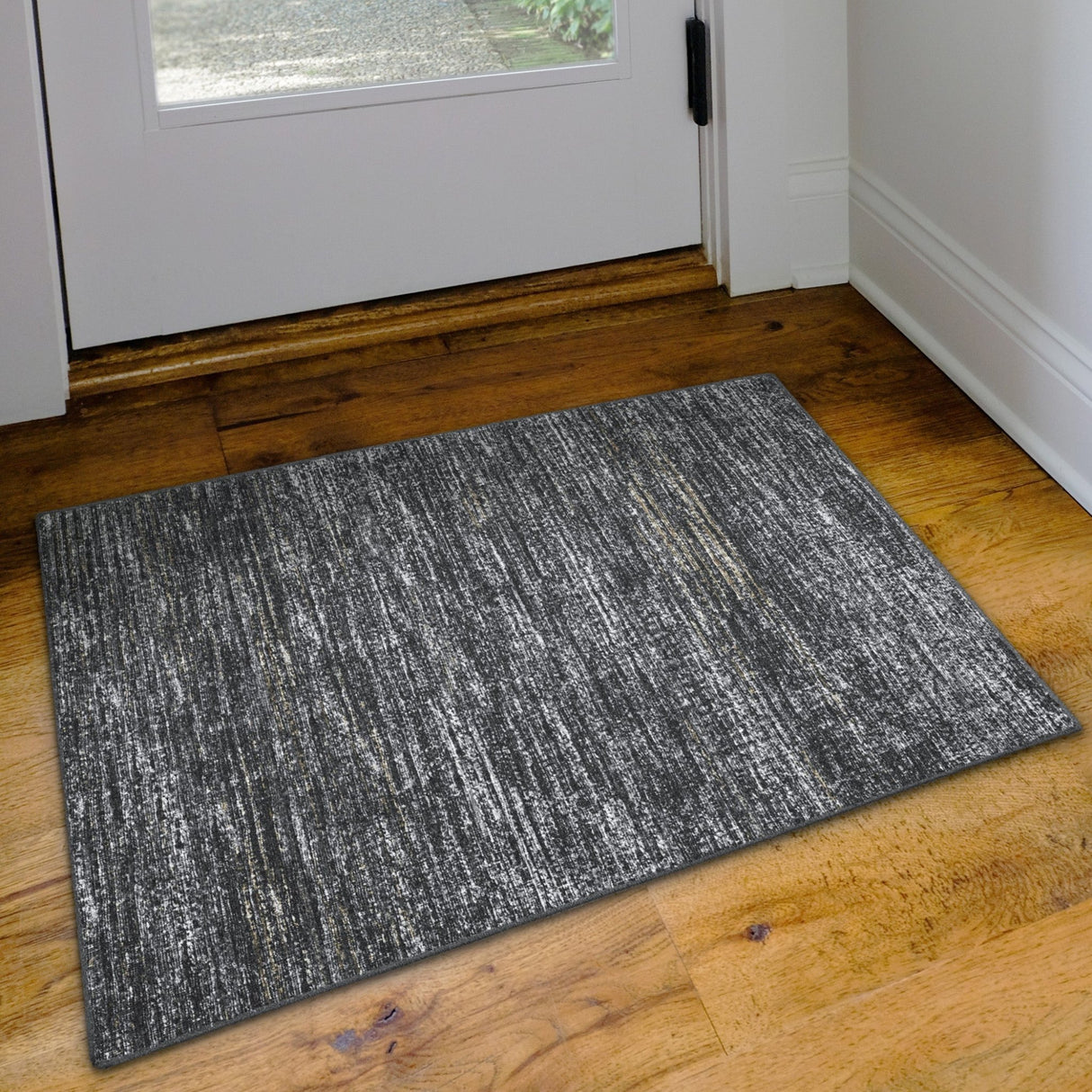 Dalyn Ciara CR1 Charcoal Rug shown in a room