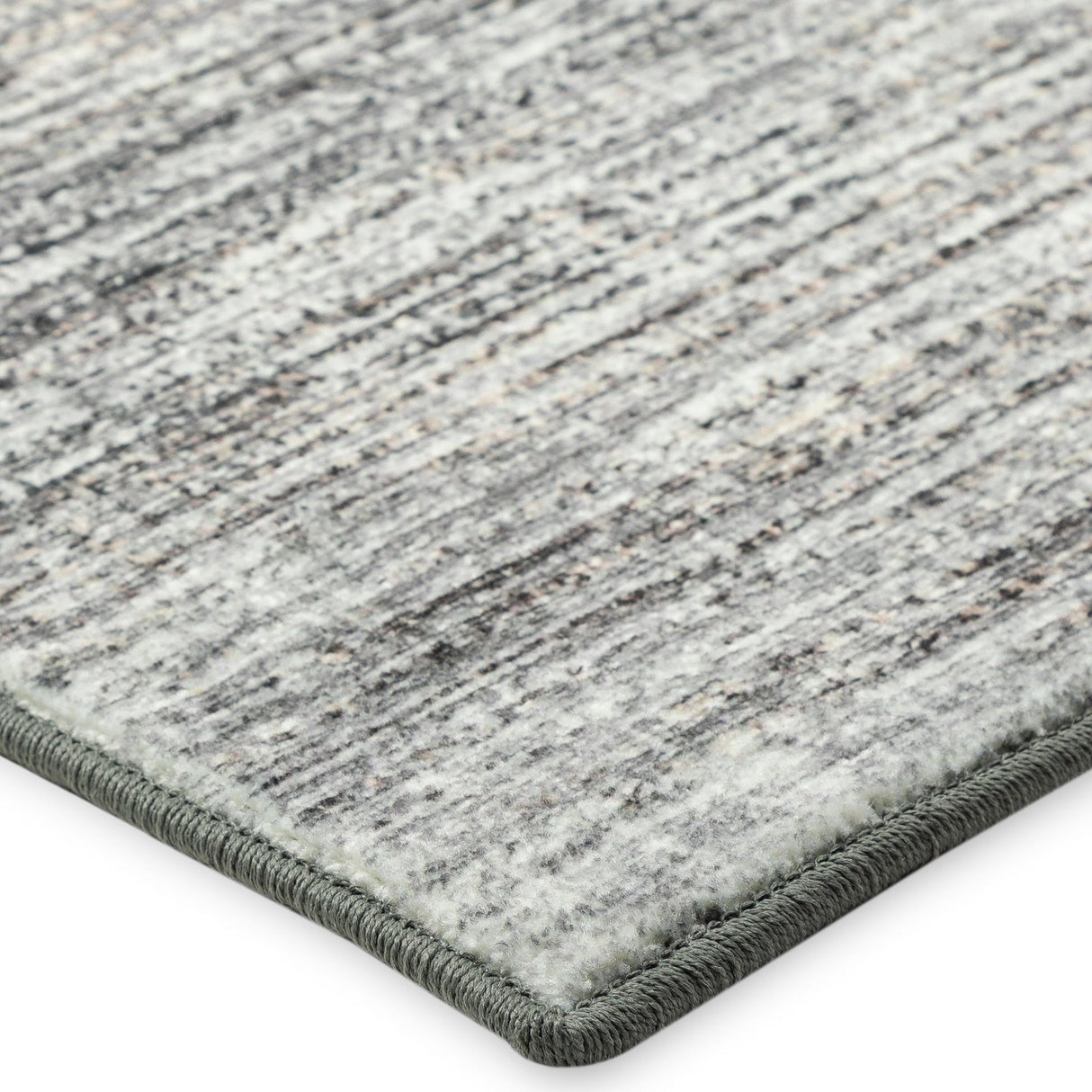 Dalyn Ciara CR1 Graphite Rug corner detail