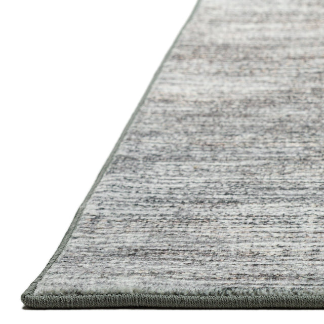 Dalyn Ciara CR1 Graphite Rug finished edge detail
