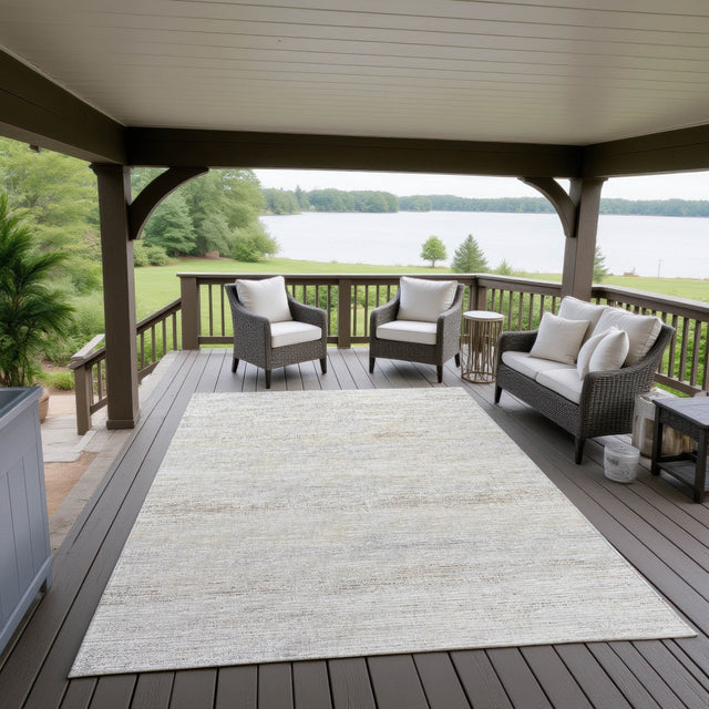 Dalyn Ciara CR1 Linen Rug outdoor lifestyle image