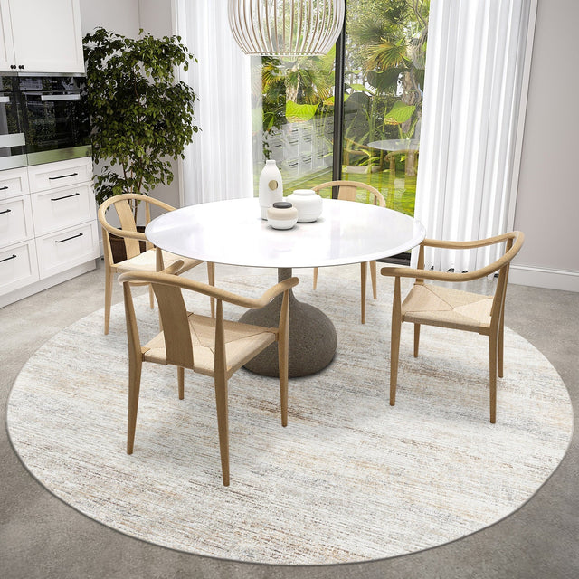 Dalyn Ciara CR1 Linen Rug shown in a room
