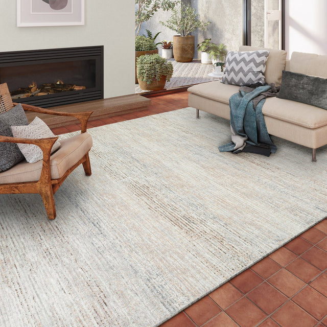 Dalyn Ciara CR1 Linen Rug shown in a room