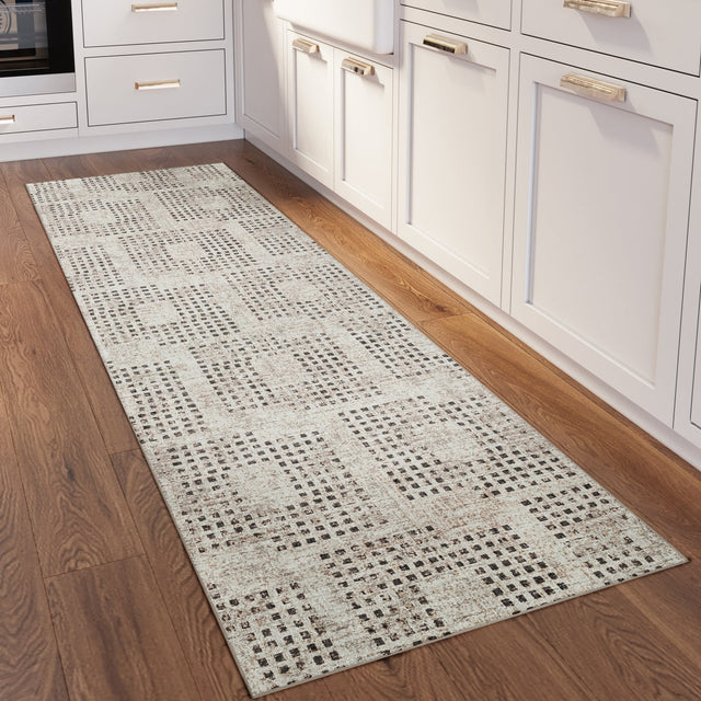 Dalyn Delano DA1 Ivory Rug shown in a room